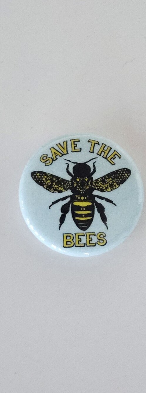 **FREE add-on** Save The Bees Pin